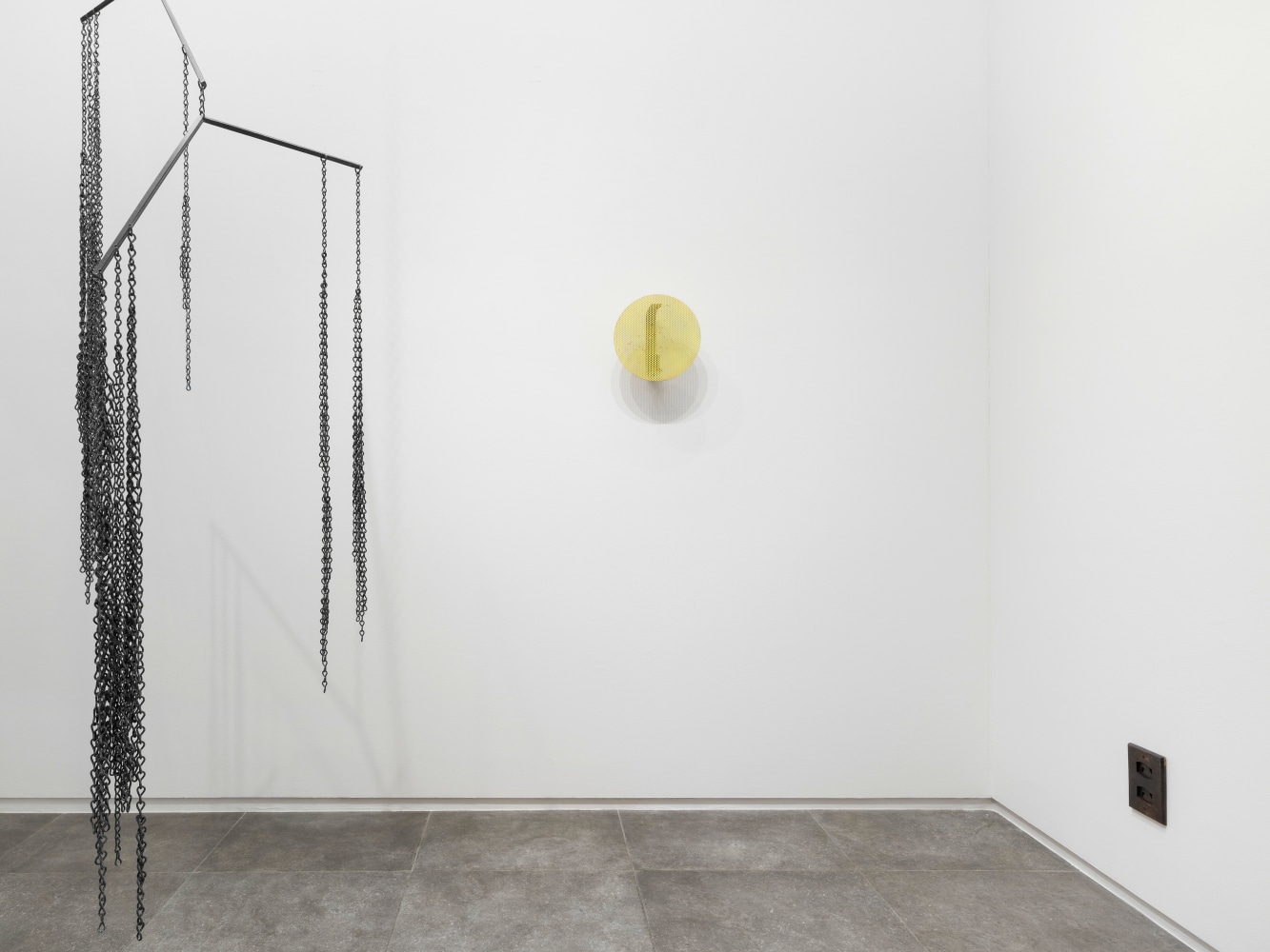 Installation view, Martin Boyce, Celestial Snowdrops, Galerie Eva Presenhuber x P21, Seoul, 2024
