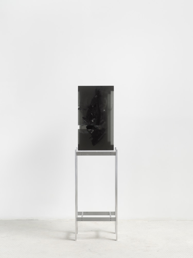 Wraith

2021
Tesla headlight, polyurethane resin, and aluminum stand with acrylic
Object 64 x 35.5 x 24 cm / 25 1/4 x 14 x 9 1/2 in
Pedestal 91.5 x 42 x 29 cm / 36 x 16 1/2 x 11 1/2 in
Total dims. 155.5 x 42 x 29 cm / 61 1/4 x 16 1/2 x 11 1/2 in

&amp;copy; Matthew Angelo Harrison