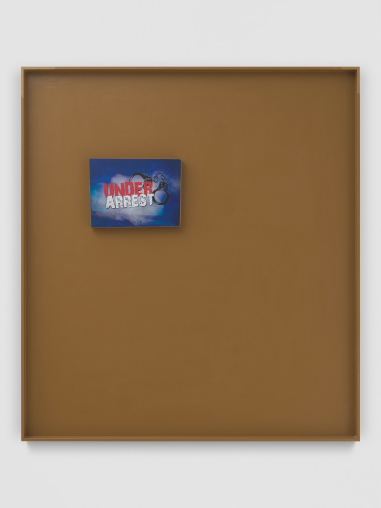 Wall work by Valentin Carron