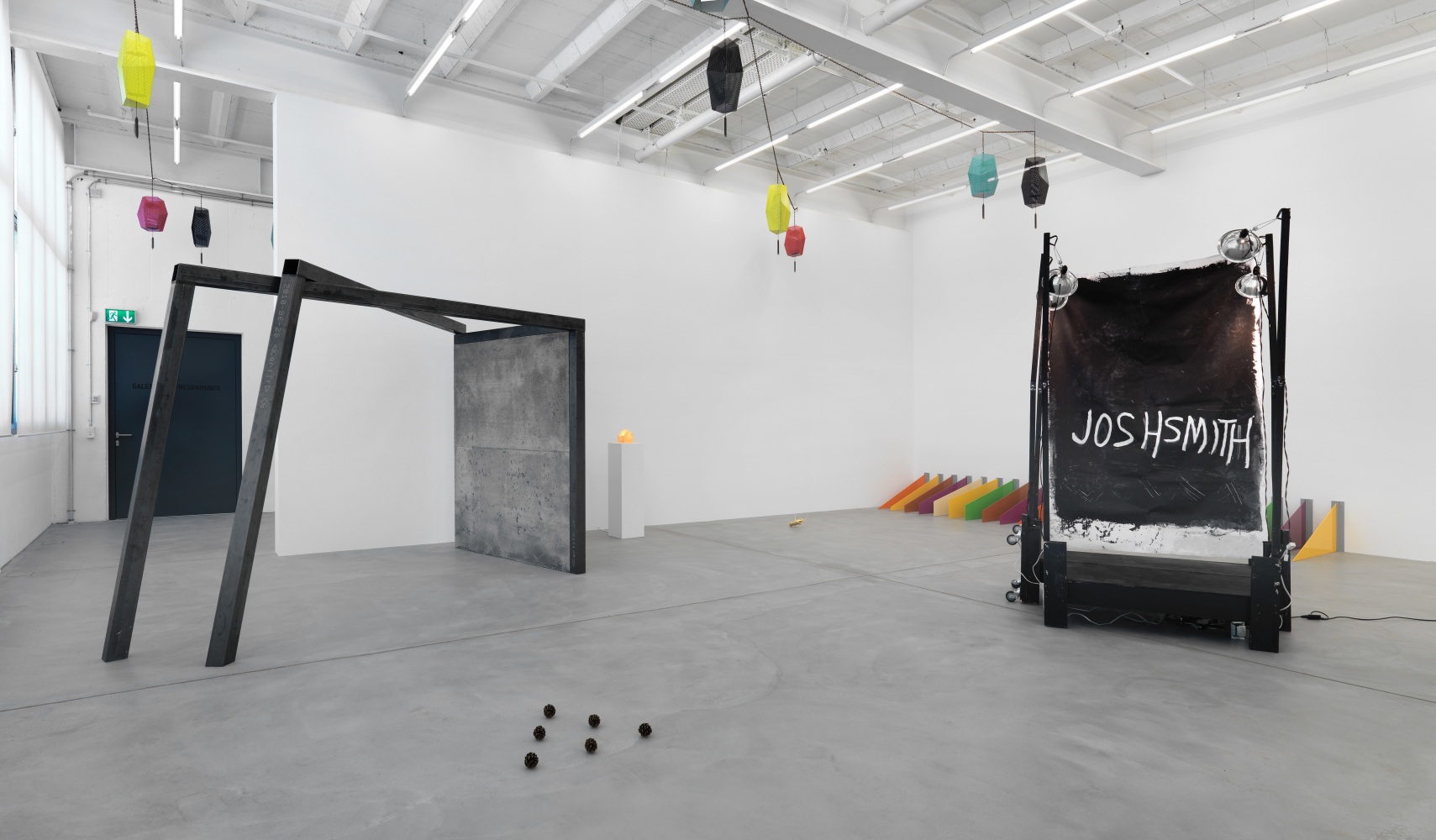 Installation view of group sculpture exhibition