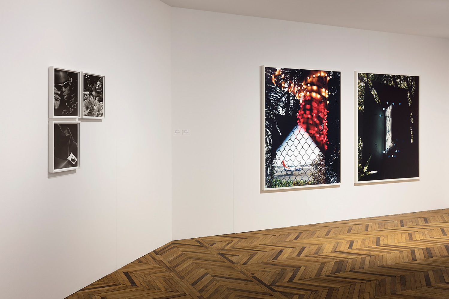Installation view of photographs by Torbjørn Rødland