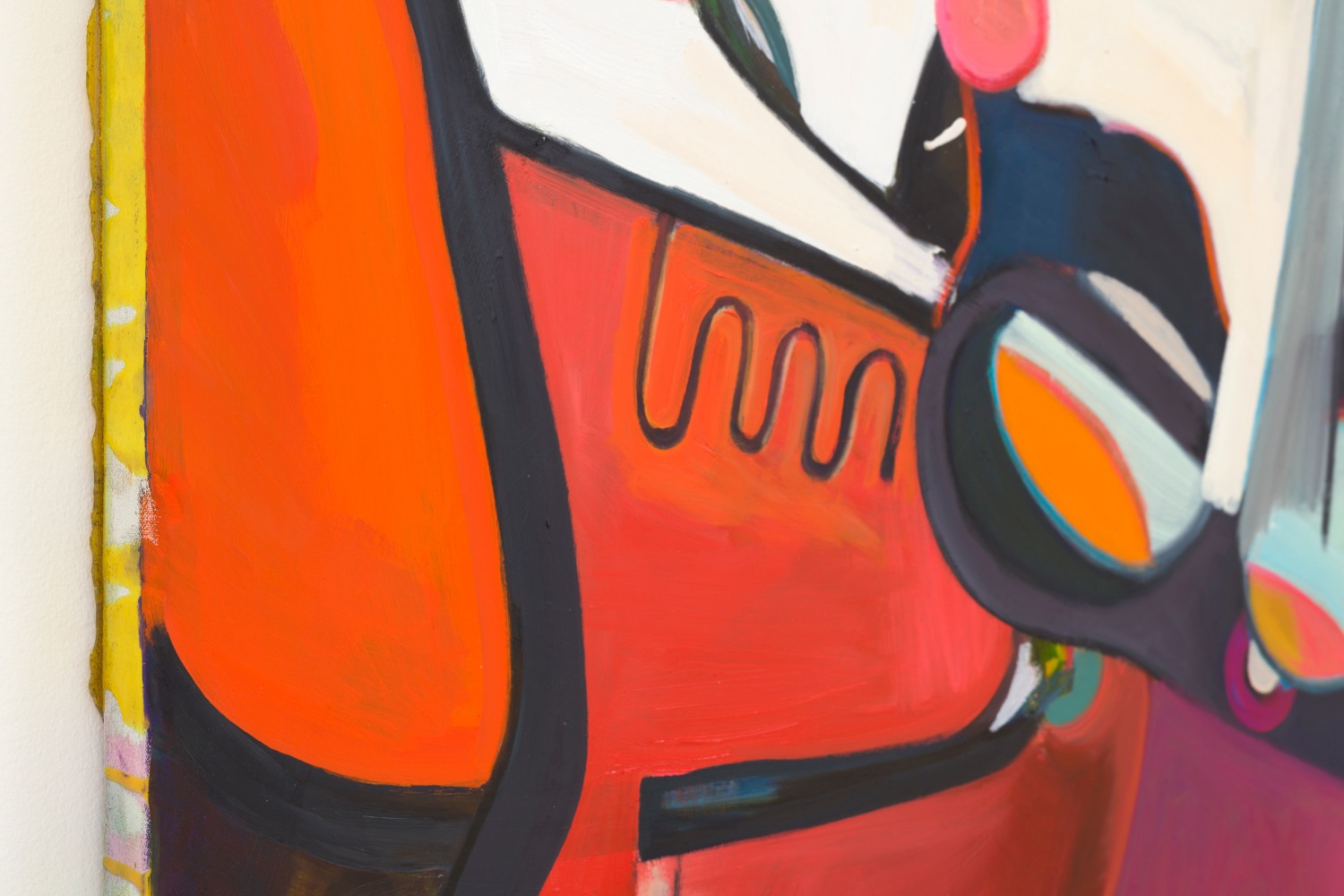 Detail of painting by Alex Hubbard