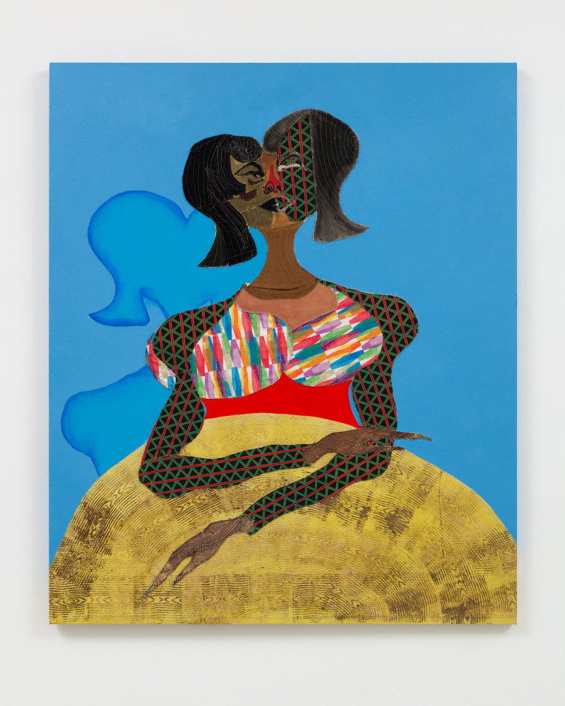 Work by Tschabalala Self