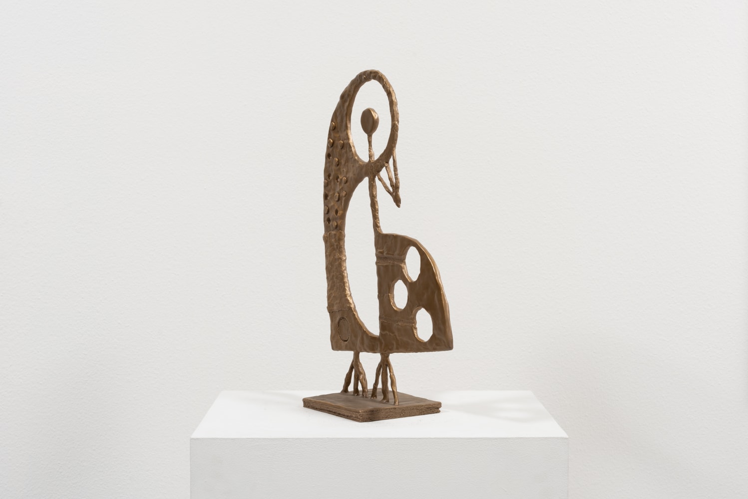 bronze sculpture of a bird by Austin Eddy