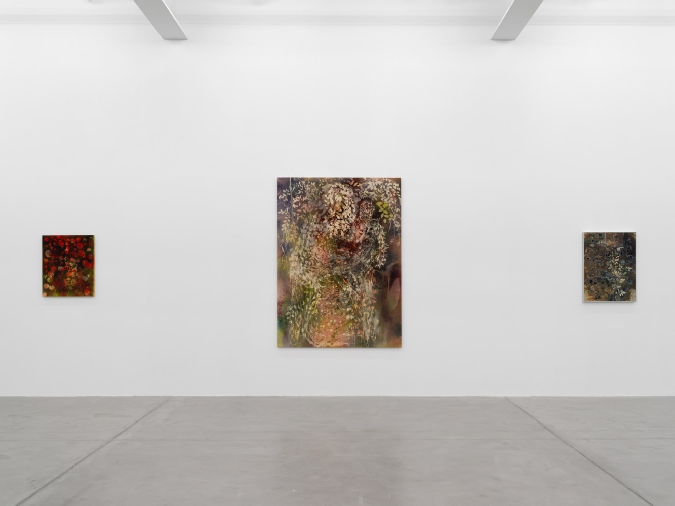 Exhibition View, Sam Falls, Galerie Eva Presenhuber, Zurich, 2021