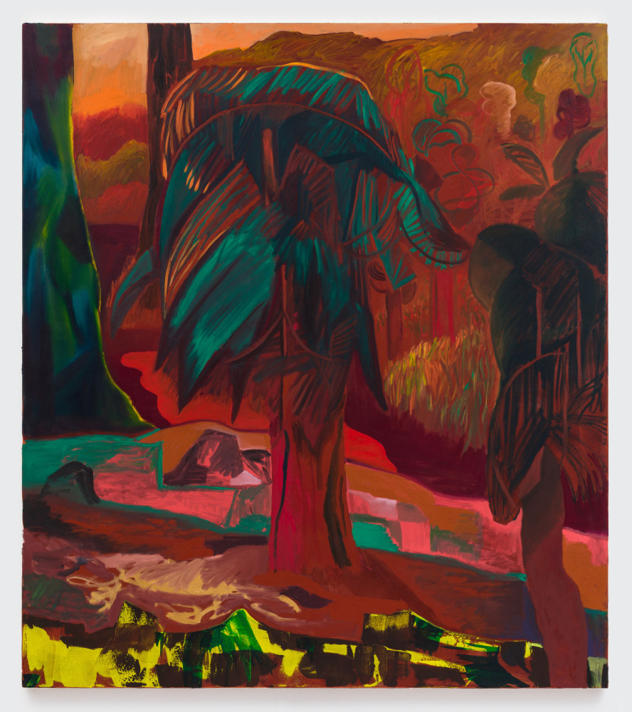 Painting by Shara Hughes