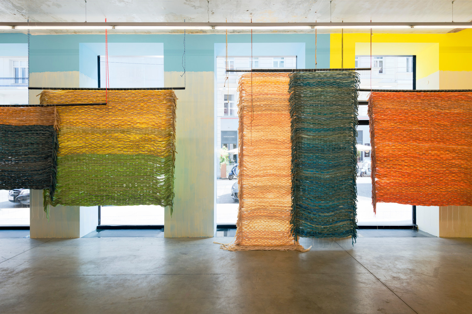 Installation view, Liesl Raff, Liaison, Franz-Josefs-Kai 3, Vienna, 2023