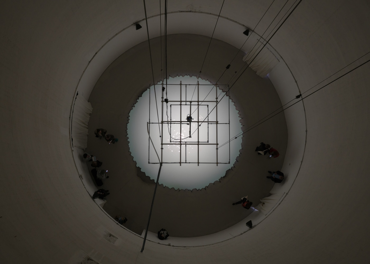 Installation view of Works by Doug Aitken
