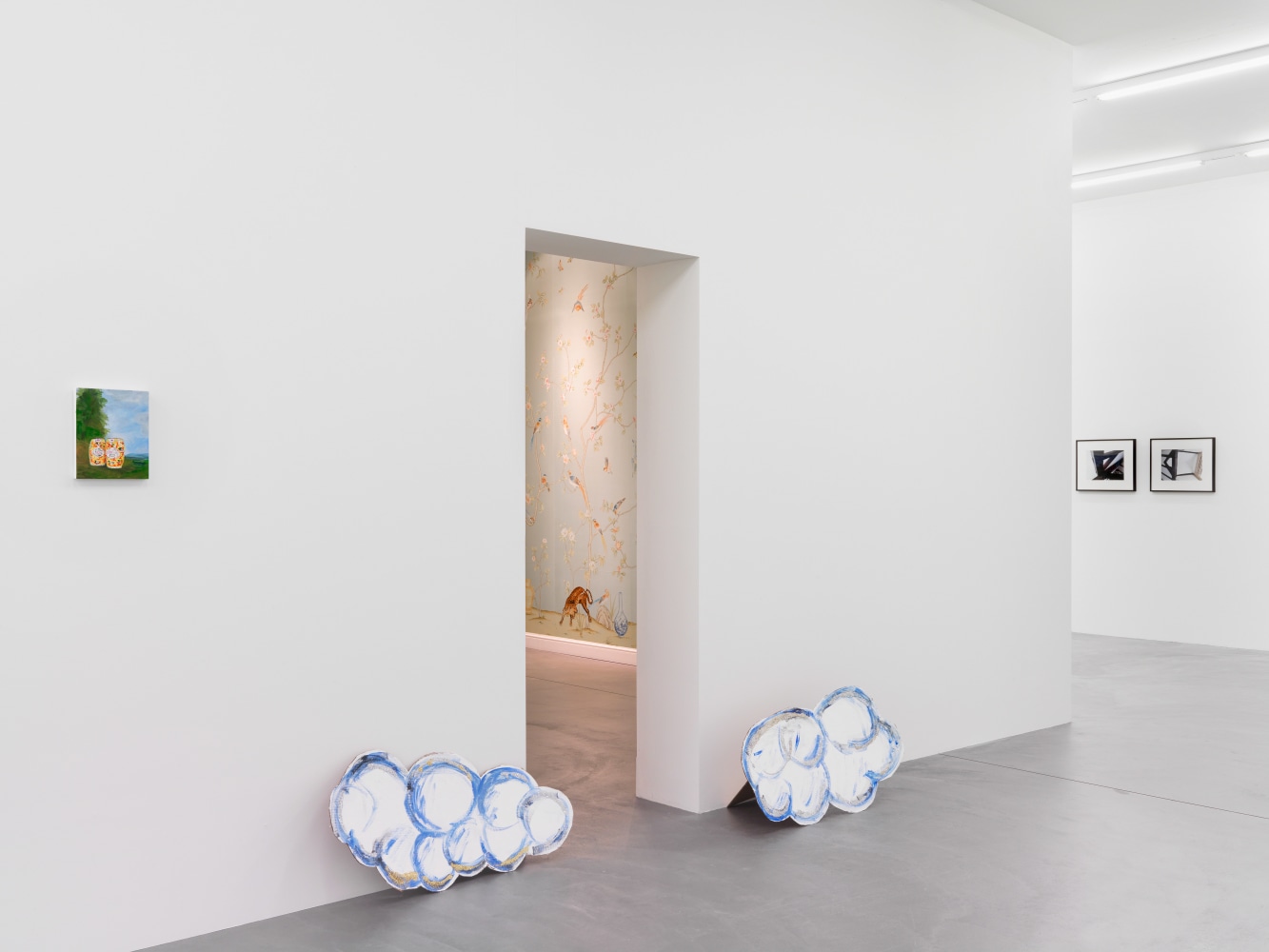 Installation view of Karen Kilimnik photography and installation exhibition