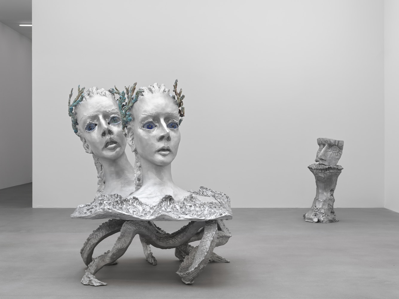 Installation view of sculptures by Jean-Marie Appriou