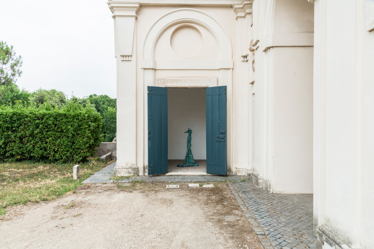 Installation view of sculpture by Jean-Marie Appriou