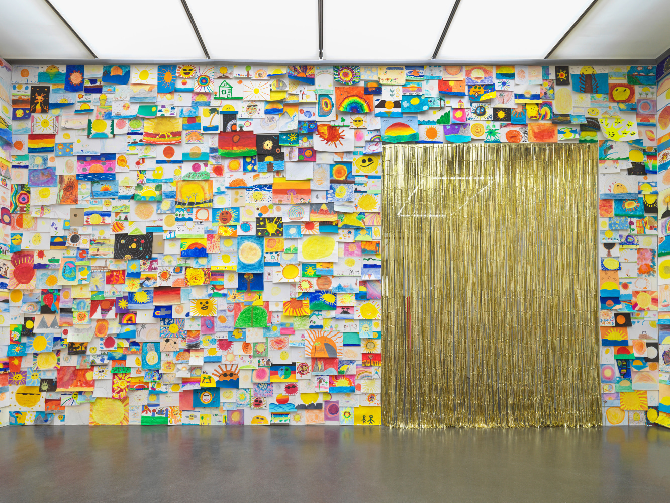 Installation view, Ugo Rondinone, Cry Me A River, Kunstmuseum Luzern, Lucerne, 2024