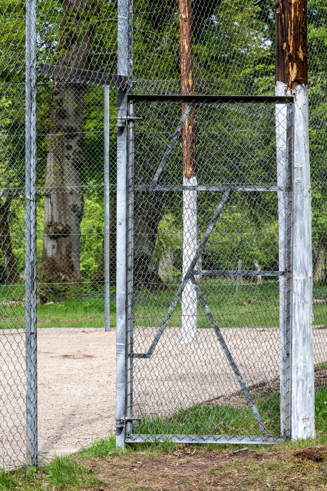 Installation view of outdoor sculpure by Martin Boyce