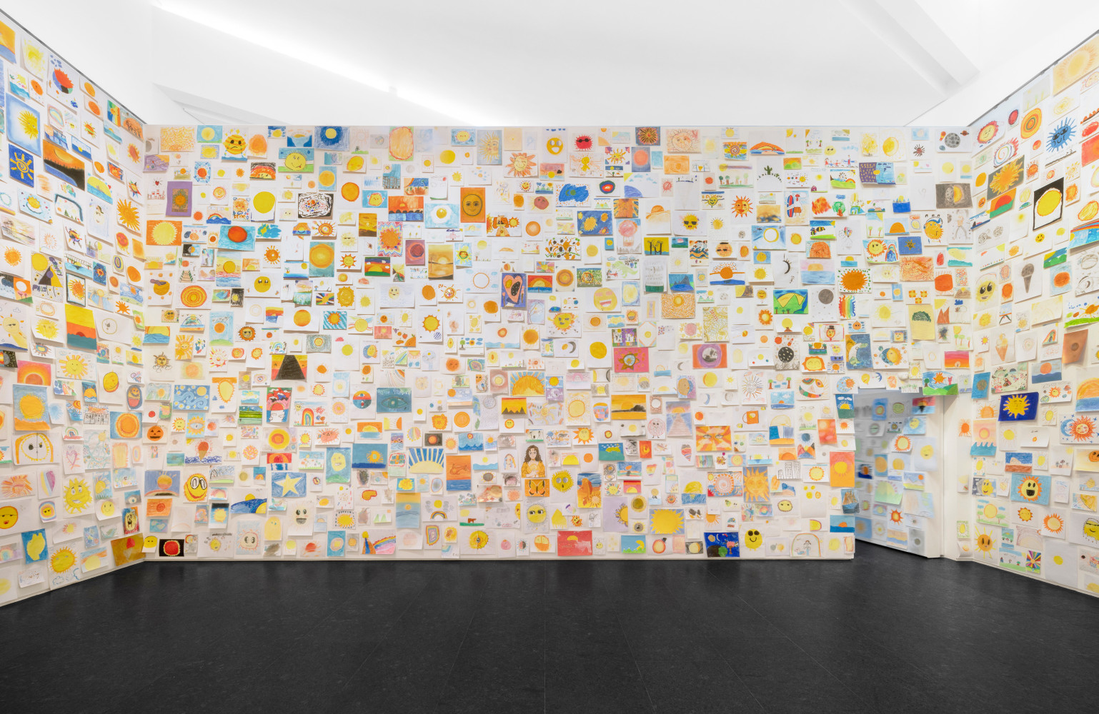 Installation view, Ugo Rondinone, long last happy, Arte Abierto, Mexico City, 2025