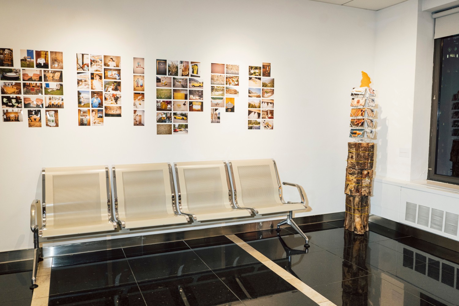 Installation view, Lucas Blalock, Souvenir Cinema, Swiss Consulate, New York, 2025