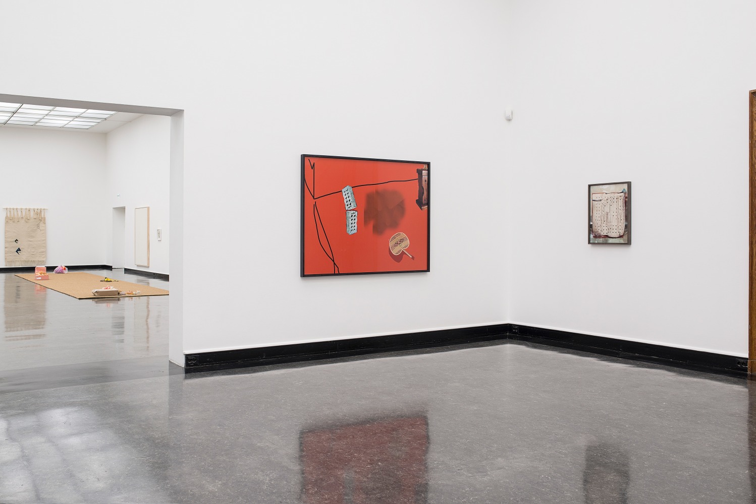 Installation view of Works by Lucas Blalock
