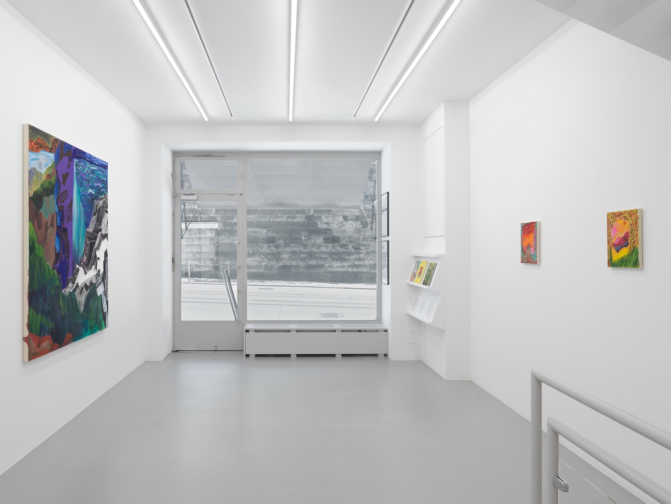 Exhibition View, Shara Hughes,&amp;nbsp;Day by Day by Day, Galerie Eva Presenhuber, Zurich, CH