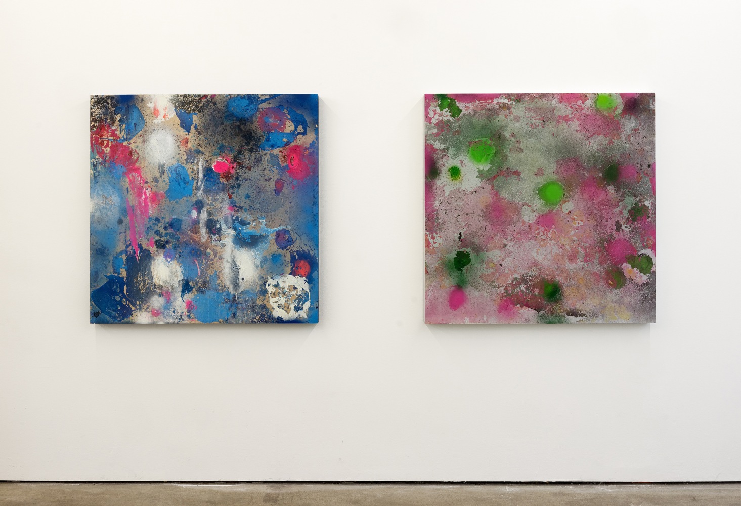 Installation view, Oscar Tuazon, Words for Water, FJK3, Vienna, 2024