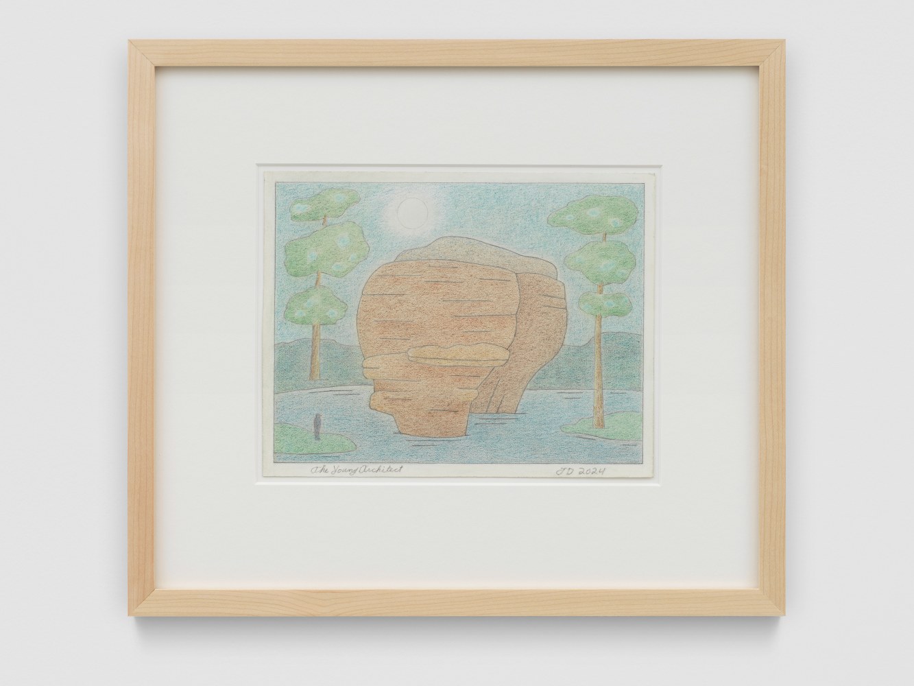 The Young Architect

2024

Colored pencil and graphite pencil on Arches hot press paper

Sheet 18 x 23 cm / 7 x 9 in

Frame 33.5 x 38.5 x 3 cm / 13 1/4 x 15 1/8 x 1 1/8 in

&amp;copy; John Dilg