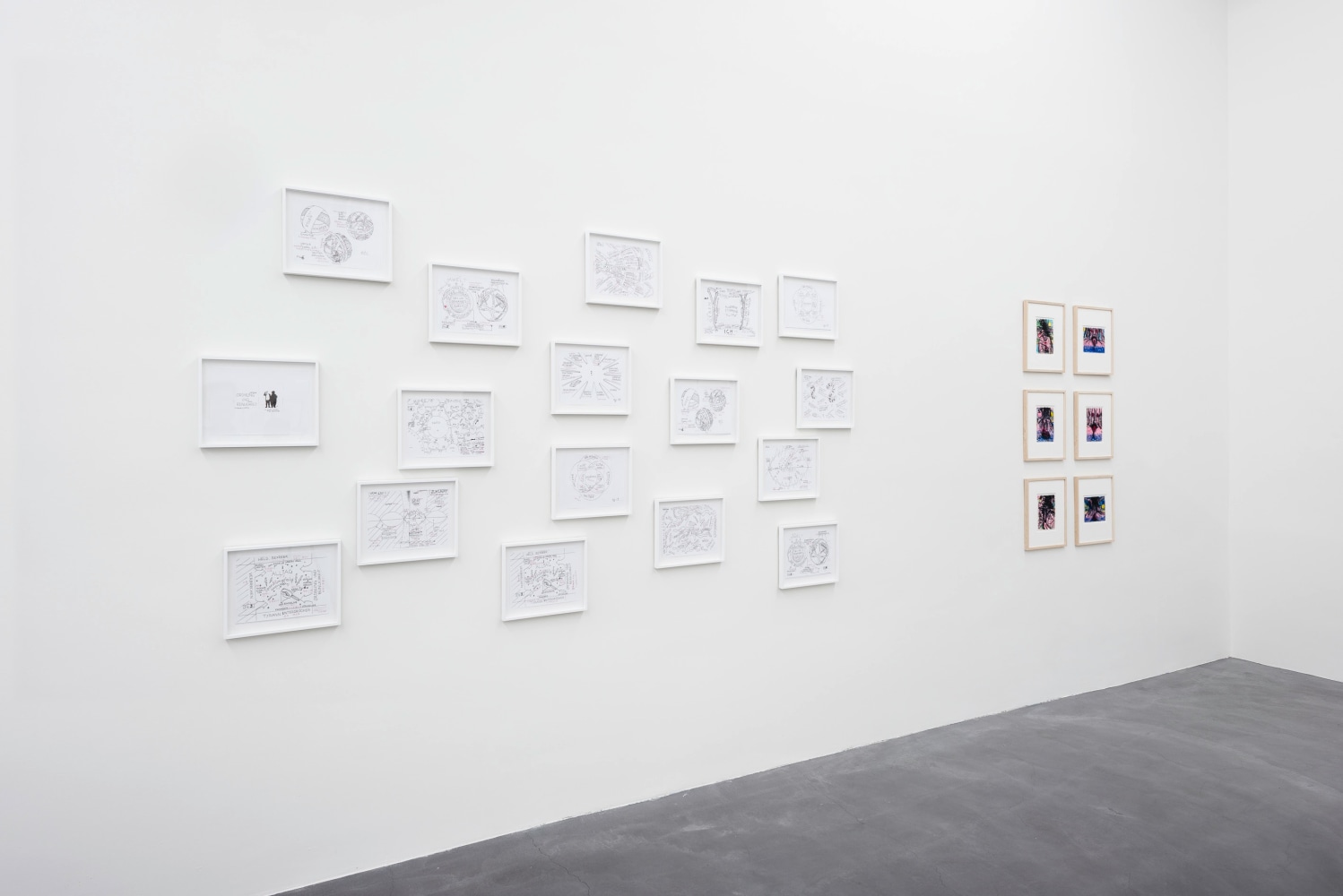 Installation view, Works on Paper, Galerie Eva Presenhuber, L&amp;ouml;wenbr&amp;auml;u Areal, Zurich, 2015