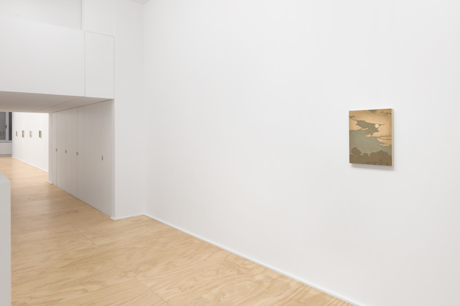 Installation view of John Dilg paintings exhibition