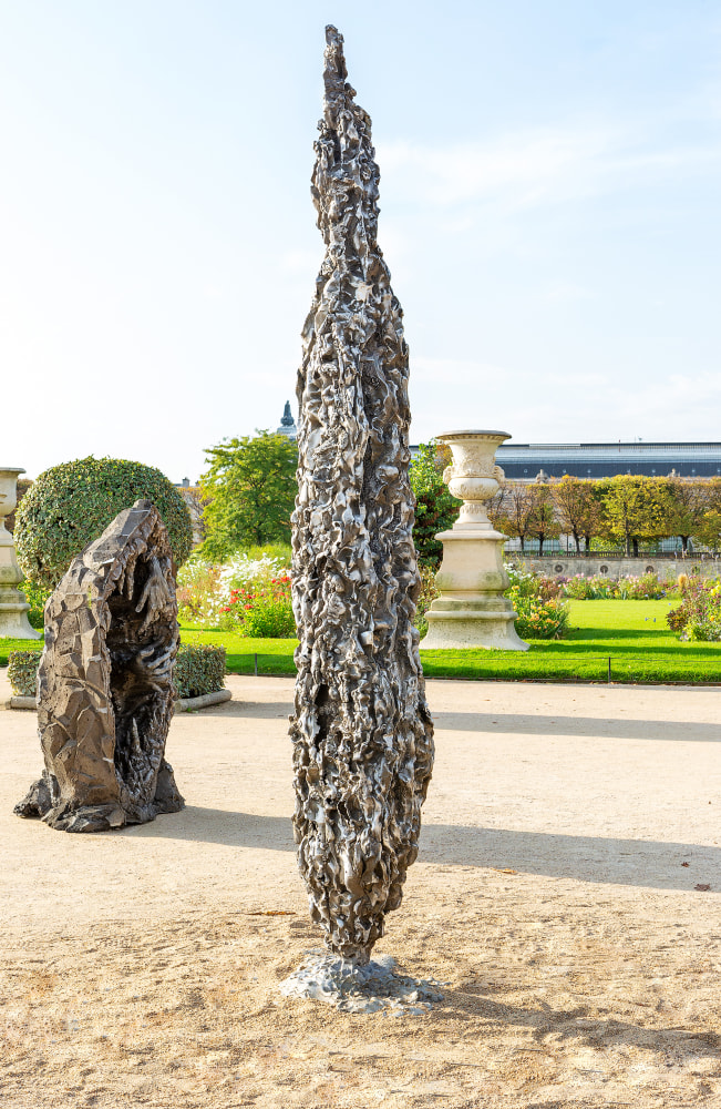 Installation view of sculptures by Jean-Marie Appriou