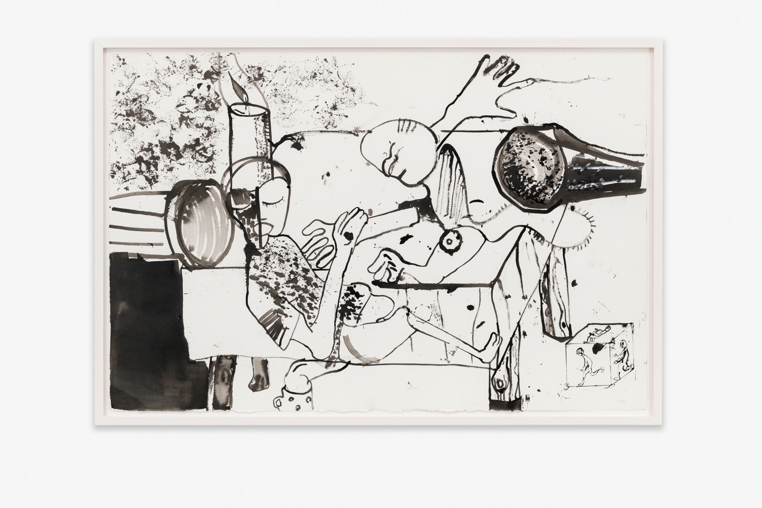 Untitled

2025

Ink on paper

Sheet 102 x 154 cm / 40 1/8 x 60 5/8 in

Frame 111 x 163 x 4 cm / 43 3/4 x 64 1/8 x 1 5/8 in

&amp;copy; Tobias Pils