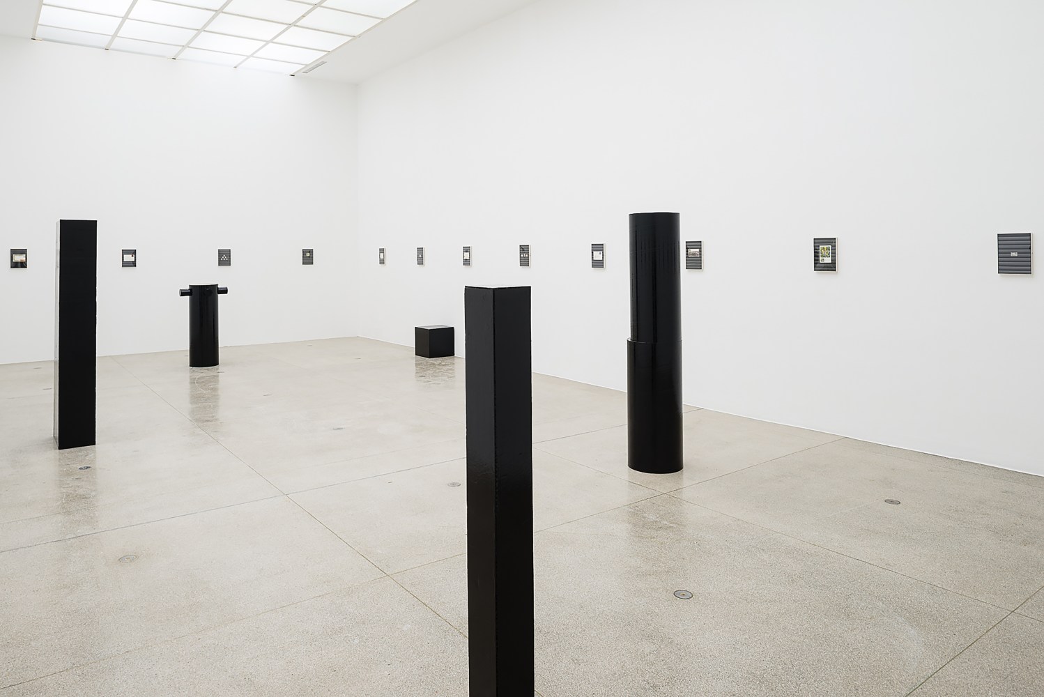 Installation view of various works by different artists