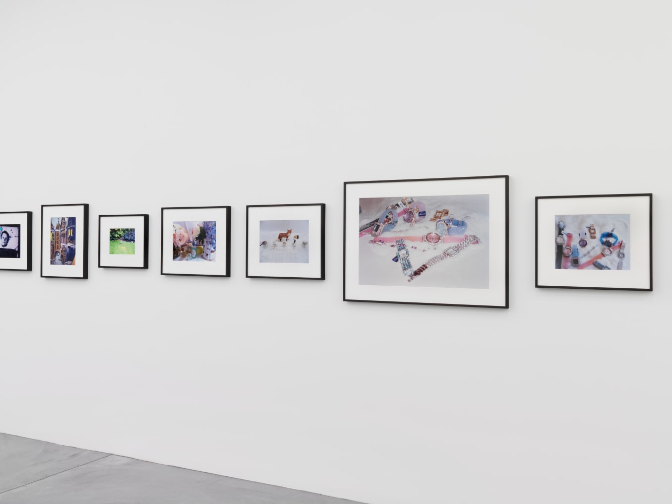 Installation view of Karen Kilimnik photography and installation exhibition