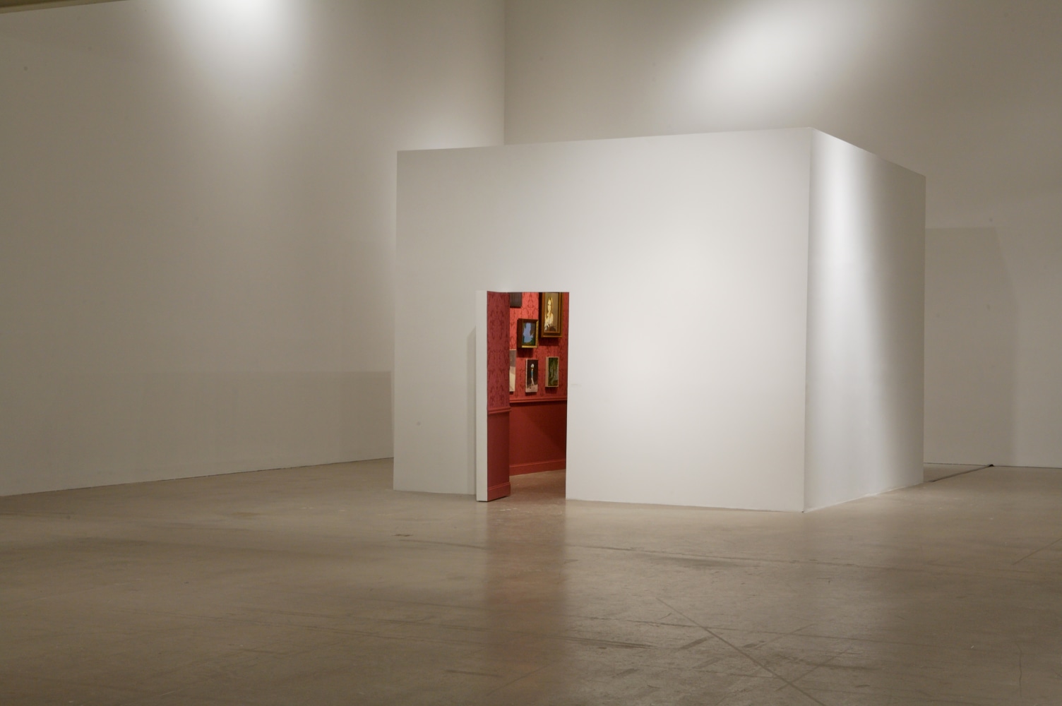 Installation view, Karen Kilimnik, ICA, Philadelphia, 2007