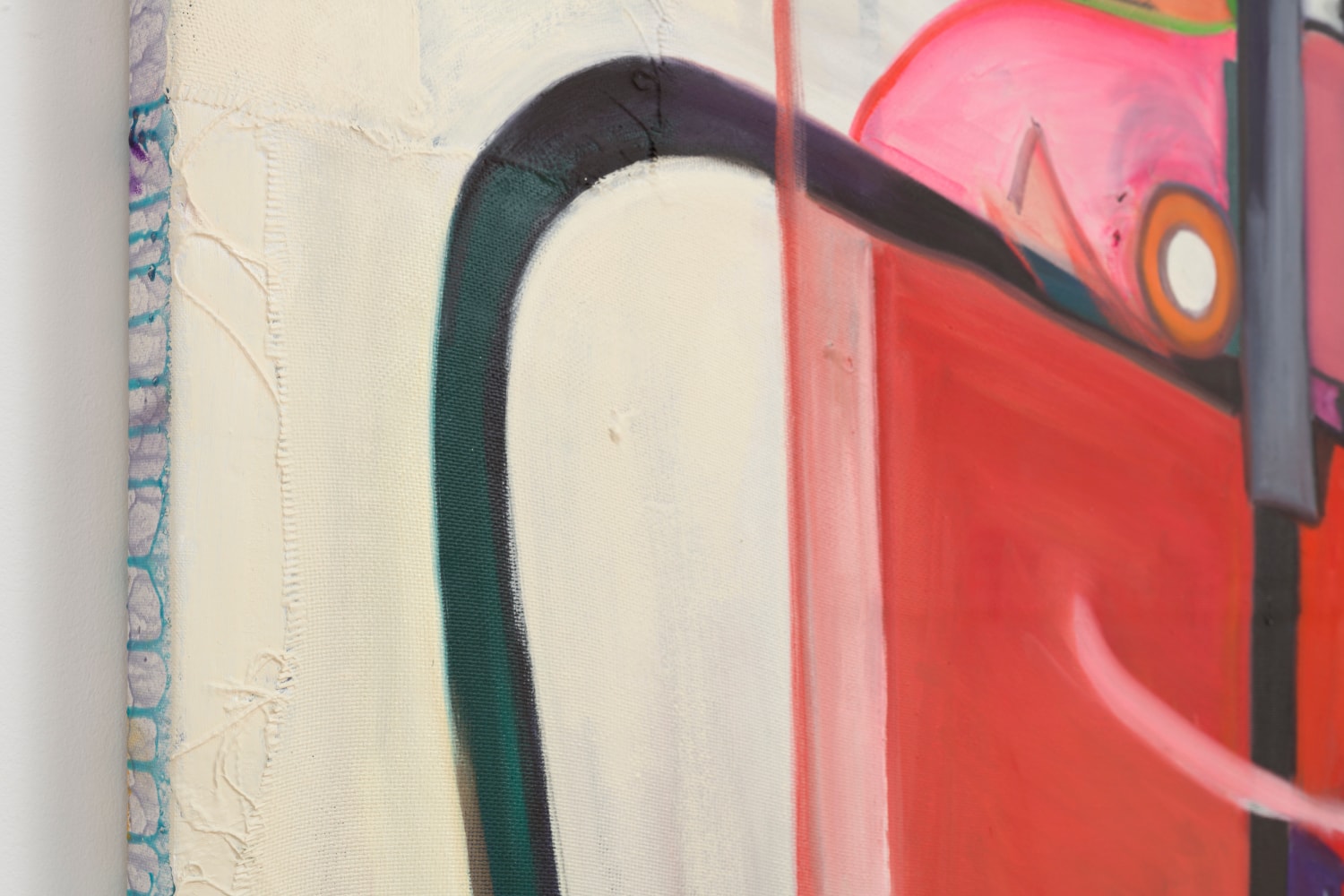 Detail of painting by Alex Hubbard
