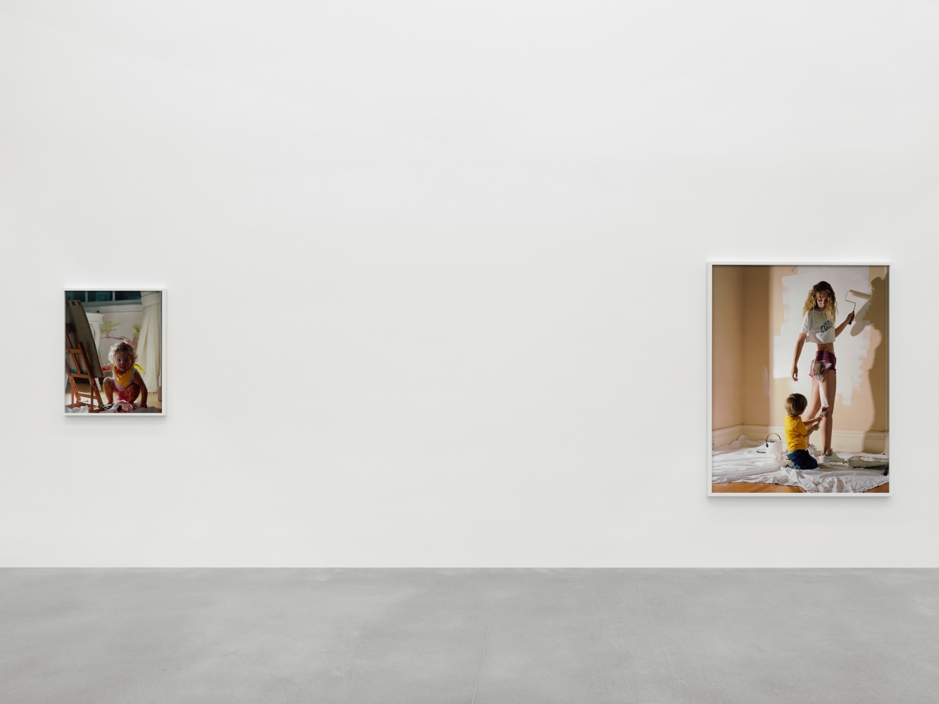 Installation view of Torbjørn Rødland photography and film exhibition