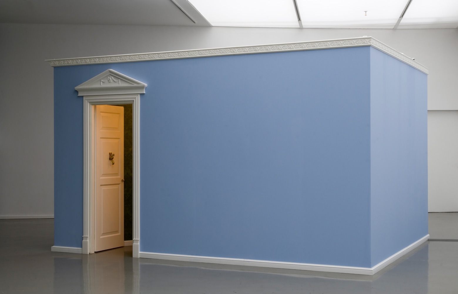 Installation view of works by Karen Kilimnik