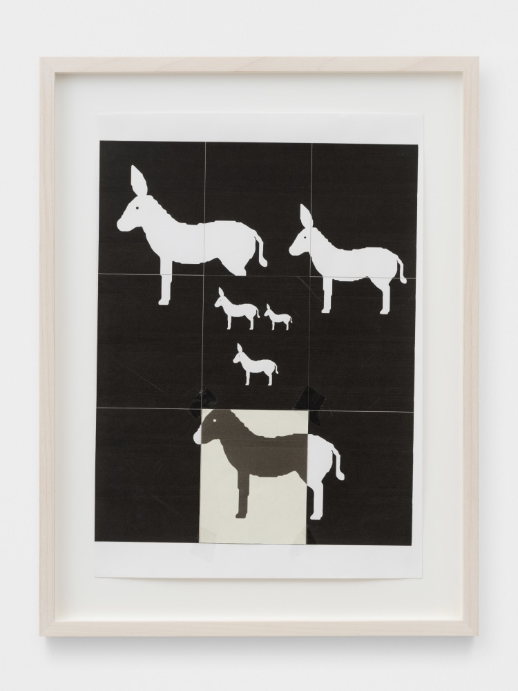 Collage by Valentin Carron