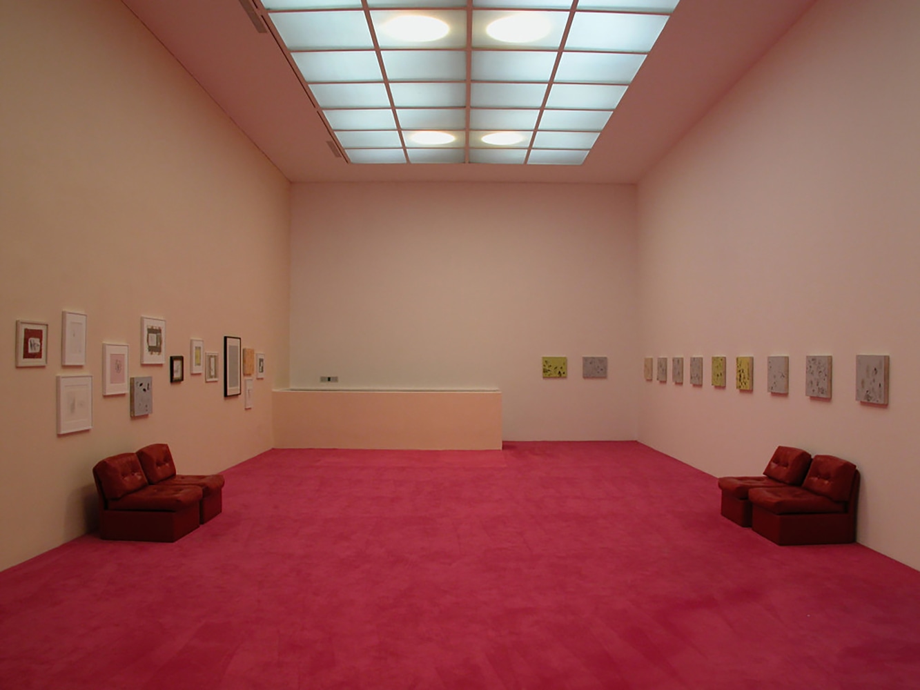 Installation view, Sue Williams, Art for the Institution and the Home, Secession, Vienna, 2002-03