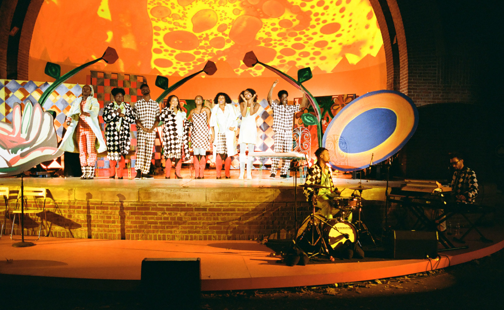 installation view of performance