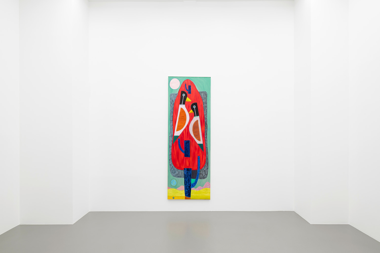 Installation view, Austin Eddy, Songs For The Sun., Galerie Eva Presenhuber, Vienna, 2024
