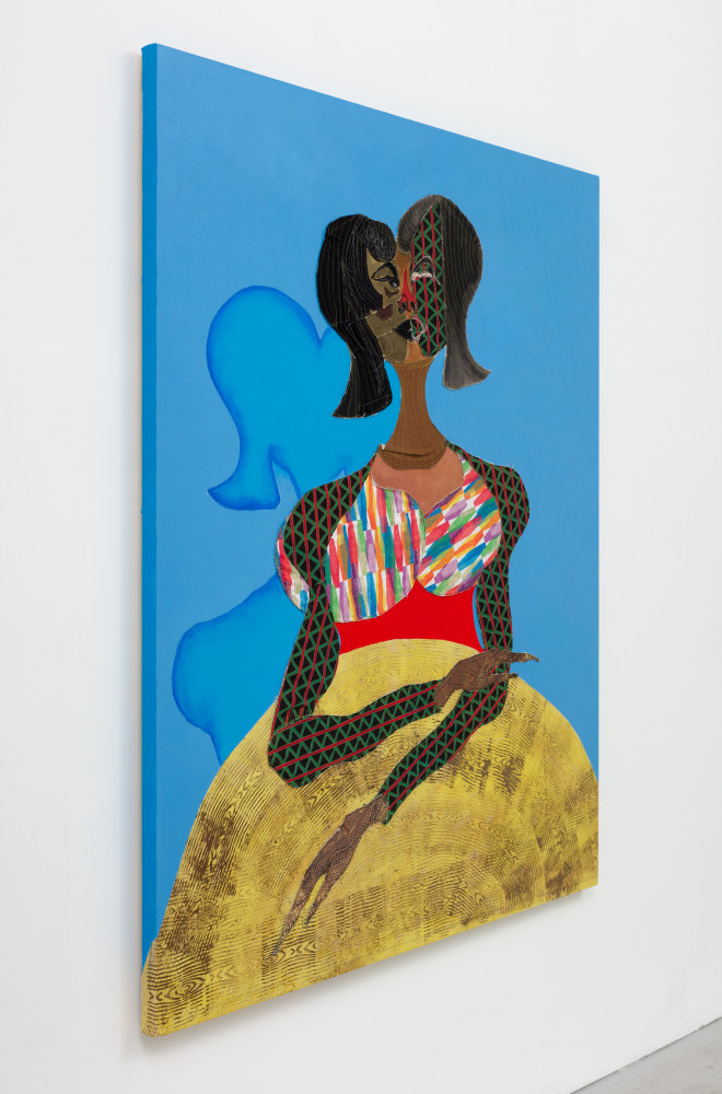 Work by Tschabalala Self