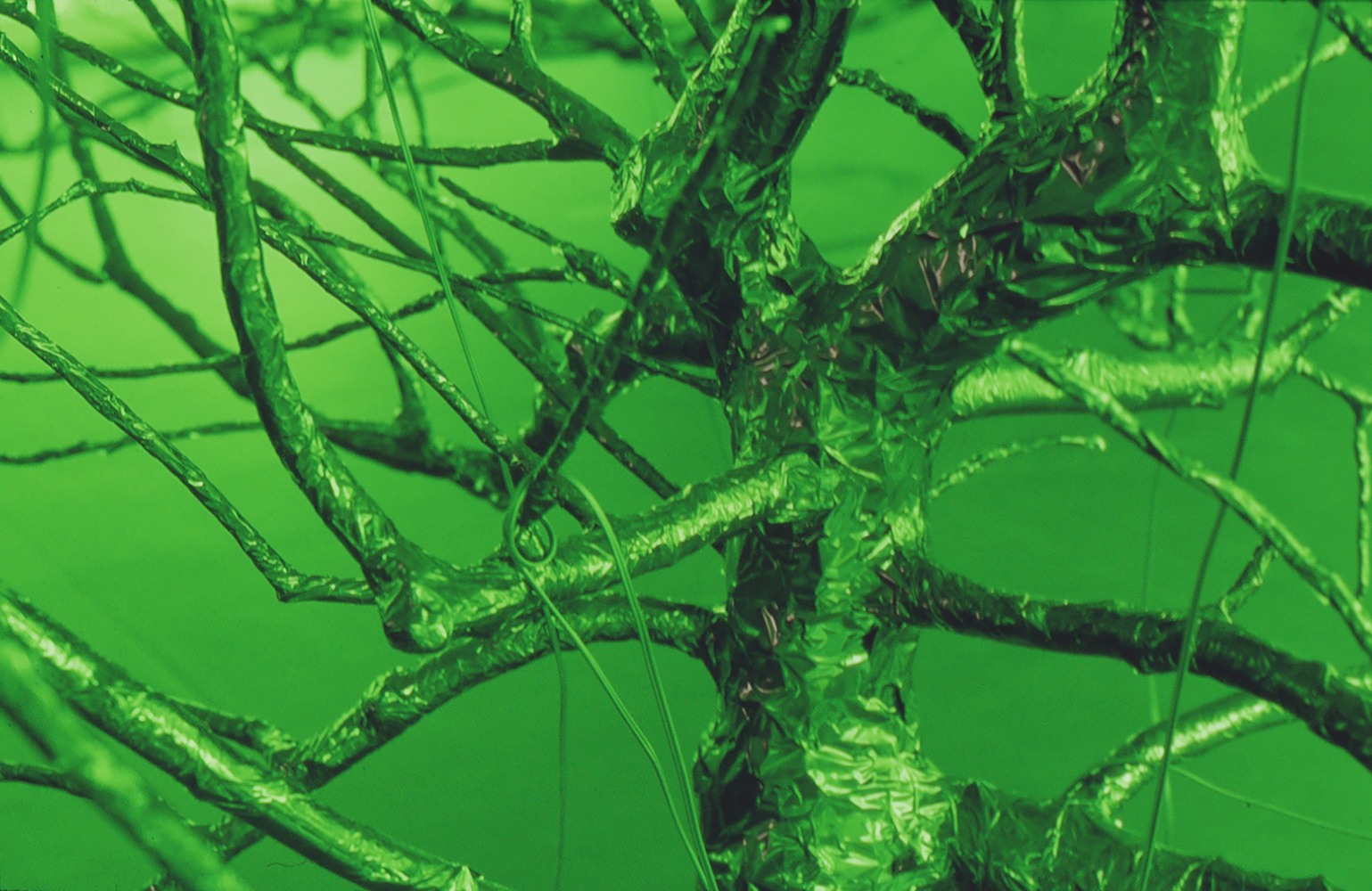 Installation view of sculptures by Ugo Rondinone