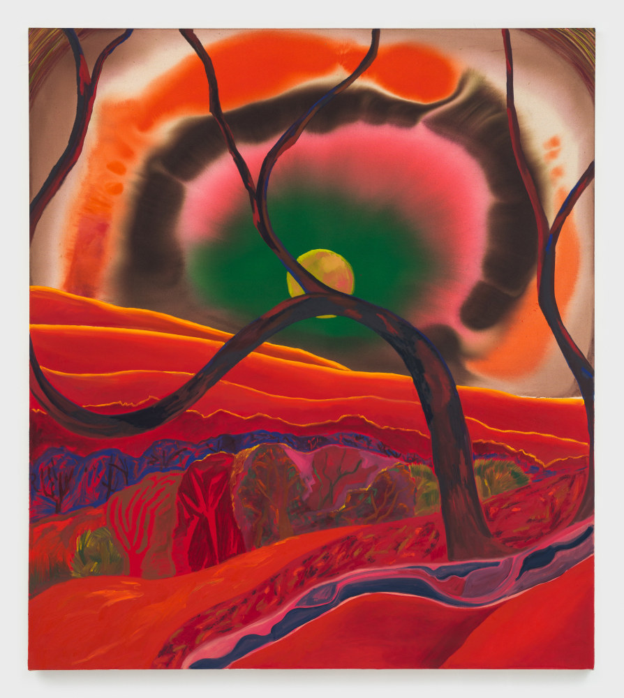 Sigh
2020
Oil, acrylic and dye on canvas
172.5 x 152.5 x 5 cm / 68 x 60 x 2 in​
&amp;copy; Shara Hughes