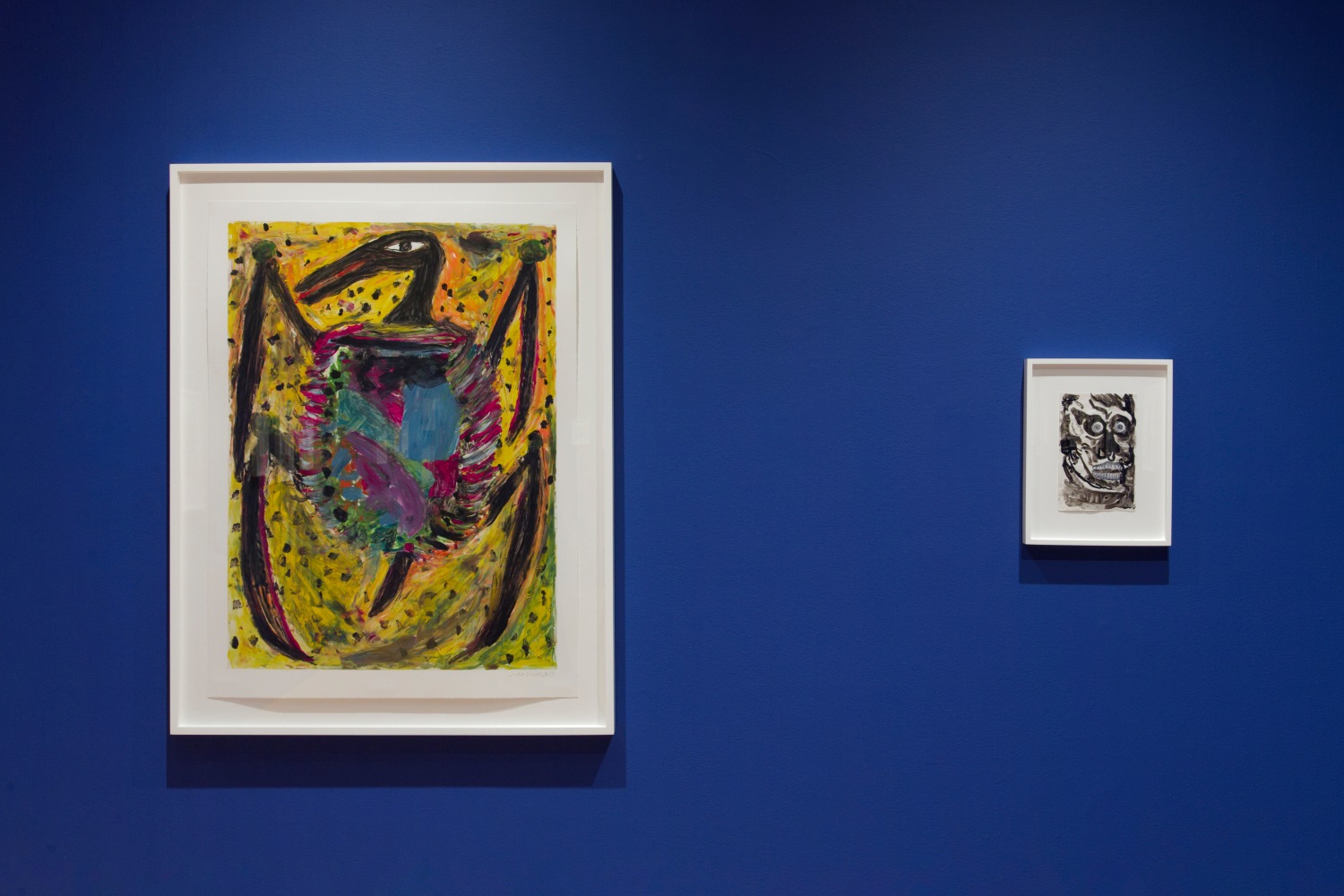 Installation view, Josh Smith, Life Drawing, The Drawing Center, New York, 2024