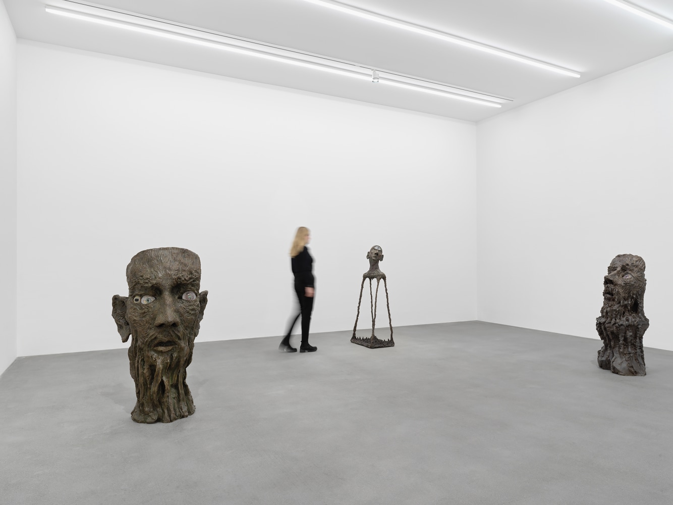 Installation view of sculptures by Jean-Marie Appriou