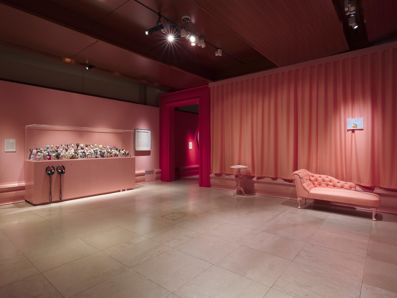 Installation view, Karen Kilimnik, Cute, Somerset House, London, 2024