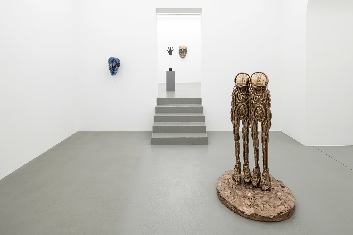 Installation view,&amp;nbsp;Jean-Marie Appriou,&amp;nbsp;Andrew Lord, Galerie Eva Presenhuber, Vienna, 2023
