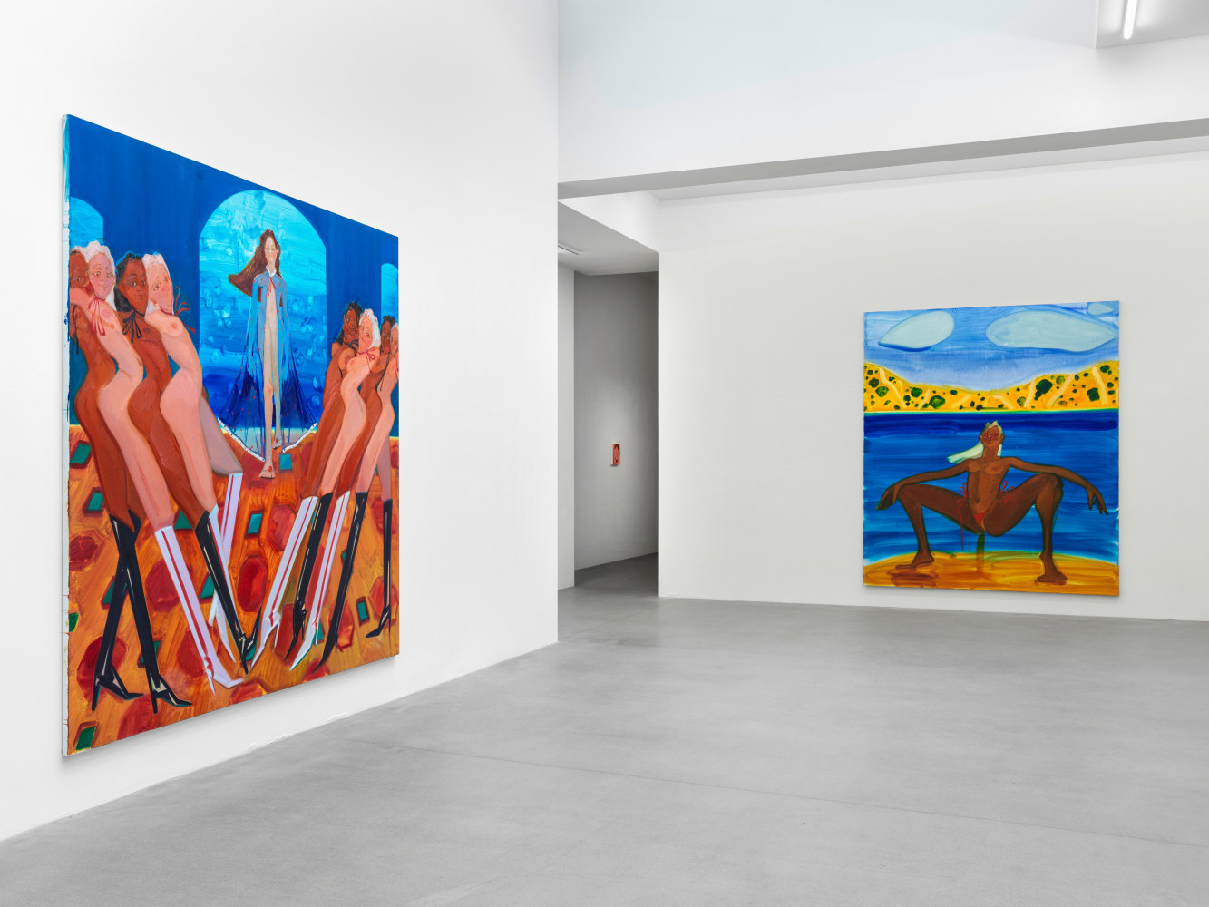 Installation view, Sofia Mitsola, Villa Venus: An Organized Dream, Galerie Eva Presenhuber, Waldmannstrasse, Zurich, 2023