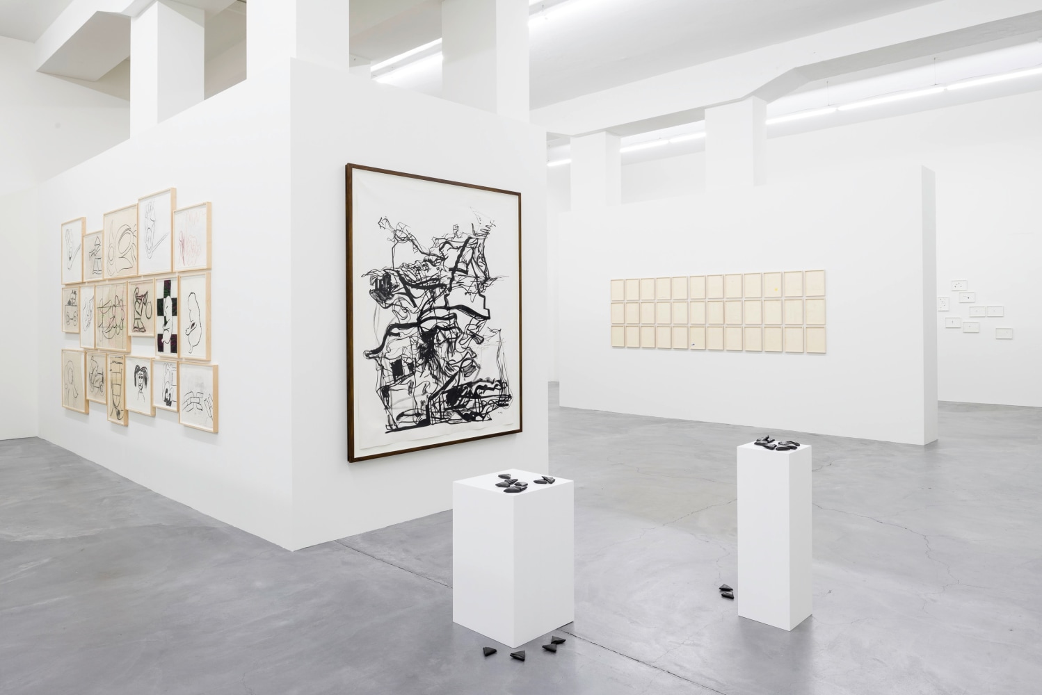 Installation view, Works on Paper, Galerie Eva Presenhuber, L&amp;ouml;wenbr&amp;auml;u Areal, Zurich, 2015