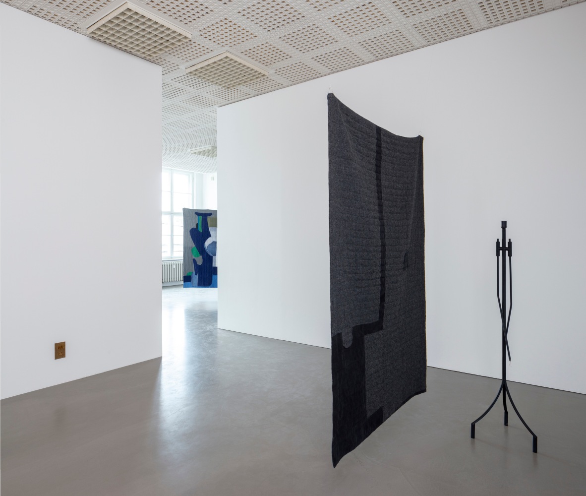 Installation view, Martin Boyce &amp;amp; Arrange Whatever Pieces Come Your Way, The Day Before Sewn into Sleep, Haubrok Foundation, Berlin, 2024&amp;nbsp;