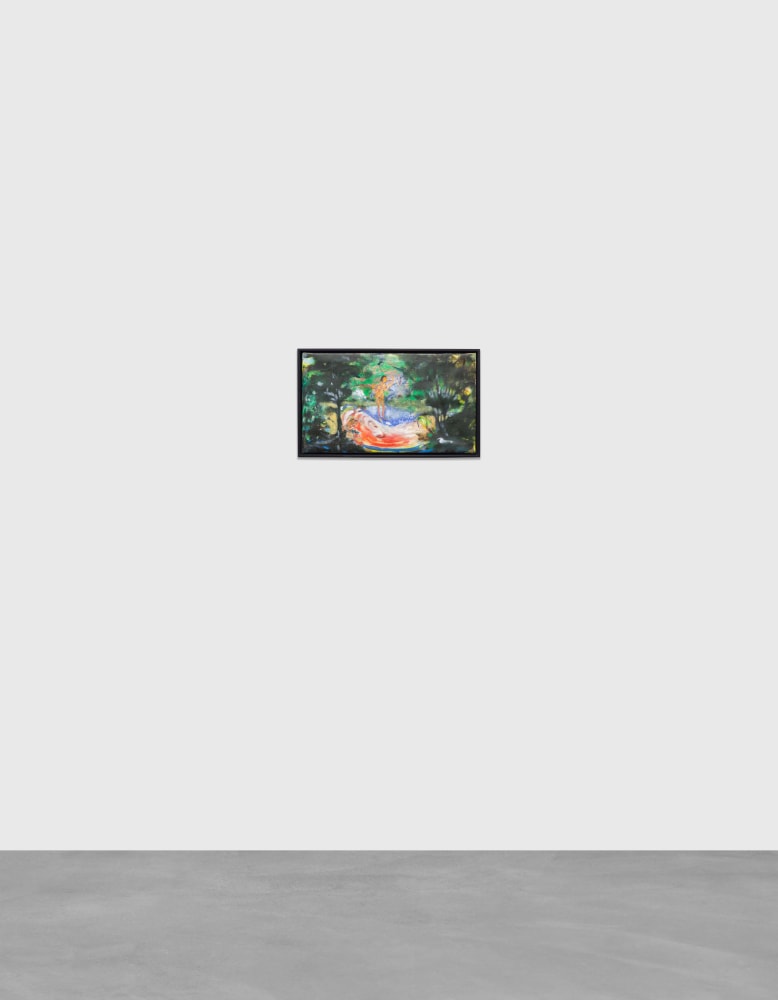 VERNE DAWSON
Man With Two Birds
2015
Oil on canvas; framed
Image 40.5 x 71 cm / 16 x 28 in
Frame 44 x 74.5 cm / 17 3/8 x 29 3/8 in
DAWSO41531