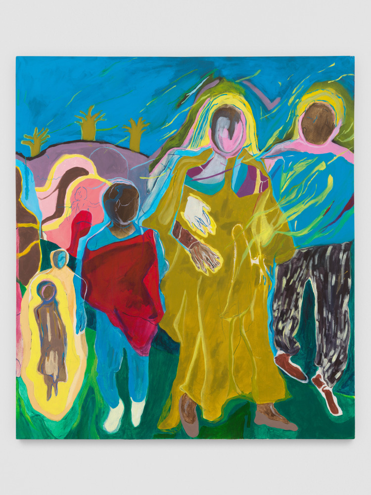 Belonging/together

2024

Acrylic on canvas

180 x 160 cm / 70 7/8 x 63 in

&amp;copy; Chemu Ng&amp;#39;ok