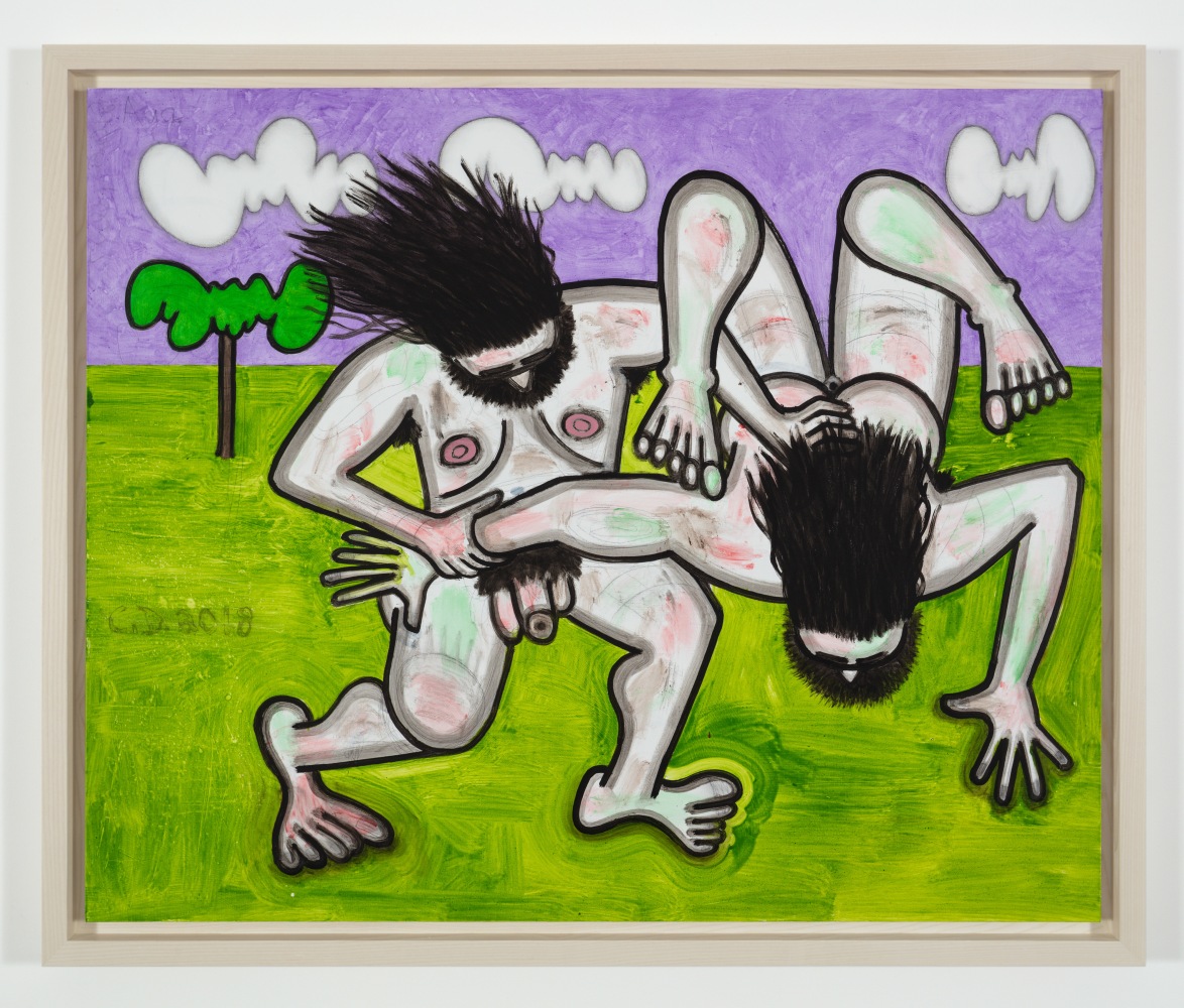 painting by Carroll Dunham